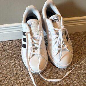 Adidas Wonens White and Black Sneakers Size 37.5
